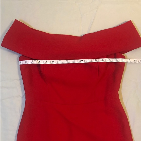 Macy’s Calvin Klein Red Dress - Picture 3 of 8